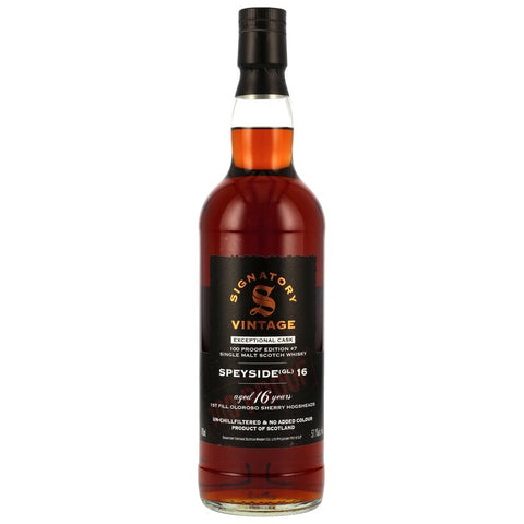 Speyside (GL) - 16 y.o. - Signatory 100 PROOF Exceptional Cask Edition #7