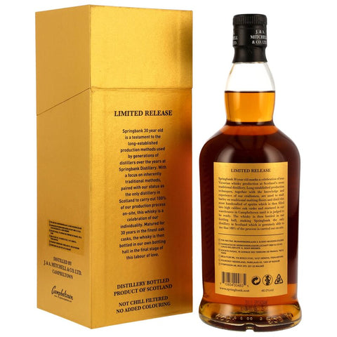 Springbank 30 y.o. Release 2025