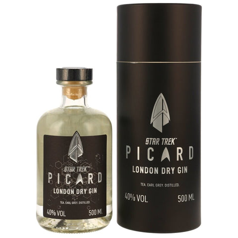 Star Trek Picard Earl Grey Gin Sammlerbox mit Glas