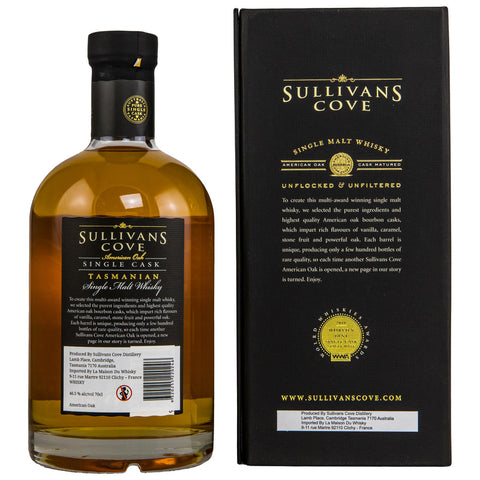 Sullivans Cove Chêne américain ex-Bourbon Single Cask #TD0351
