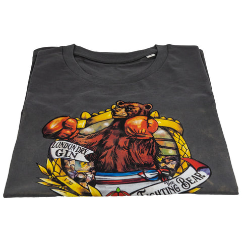 The Fighting Bear Gin T-Shirt - grau