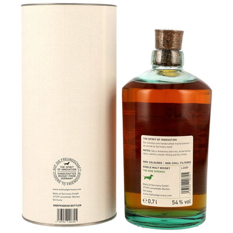 The Nine Springs 6 y.o. Batch #2 - American and German(Spessart) Casks - Malts of Germany
