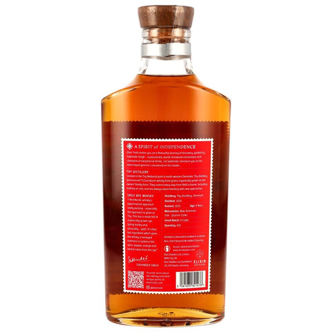 Thy Distillery Danish Malted Rye 2020/2025 - 4 y.o. - New American Oak Quarter Casks (The Whisky Trail)