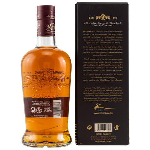 Tomatin 14 ans en fûts de Porto