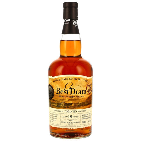 Tomatin 2007/2025 - 18 y.o. - 1st Fill PX Sherry Butt #900227 (Best Dram)