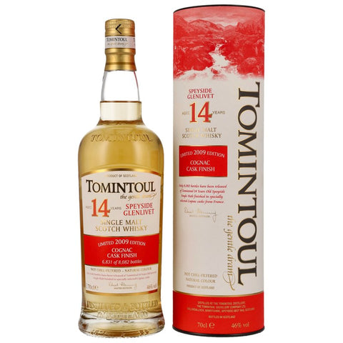 Tomintoul 2009/2023 - 14 ans - Finition Fût de Cognac (2009)