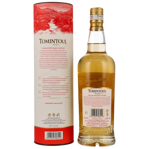 Tomintoul 2009/2023 - 14 ans - Finition Fût de Cognac (2009)
