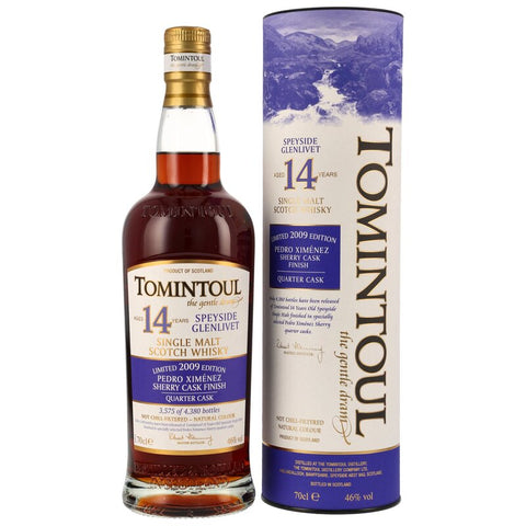 Tomintoul 2009 - 14 yo - PX Quarter Cask Finish