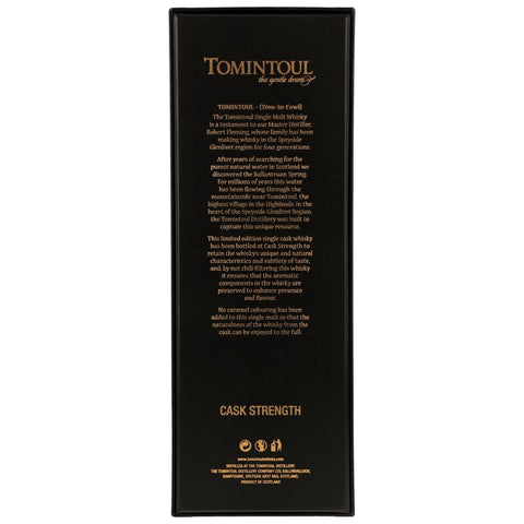 Tomintoul 2013/2025 - 12  y.o. - Bourbon Barrel #4328 - Kirsch exclusive