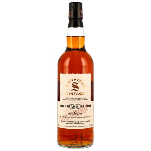 Tullibardine 2015/2025 - 9 y.o. - Signatory 100 PROOF Edition #44 - Auktion