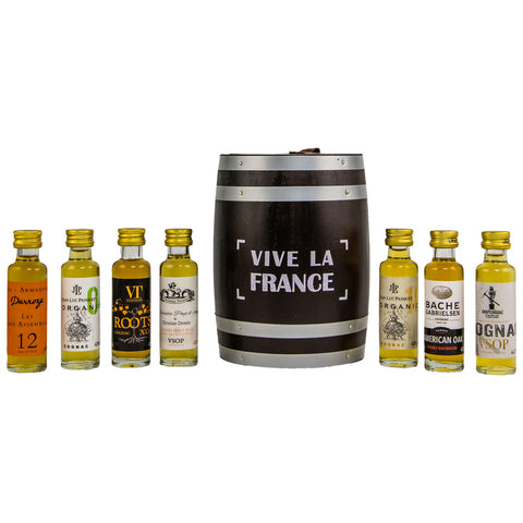 Vive la France - French Spirits Tasting Barrel 7x 0.02l