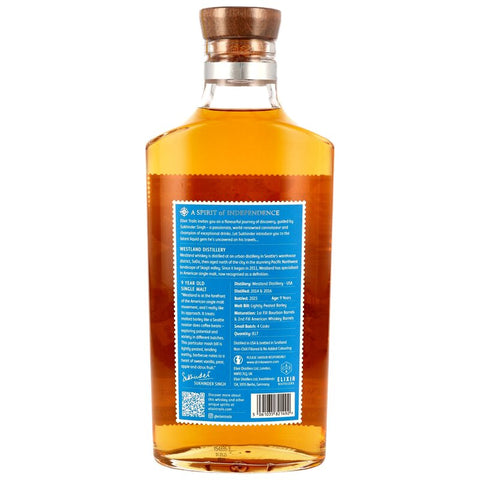 Westland Distillery American Single Malt 2016/2025 - 9 y.o. (The Whisky Trail)