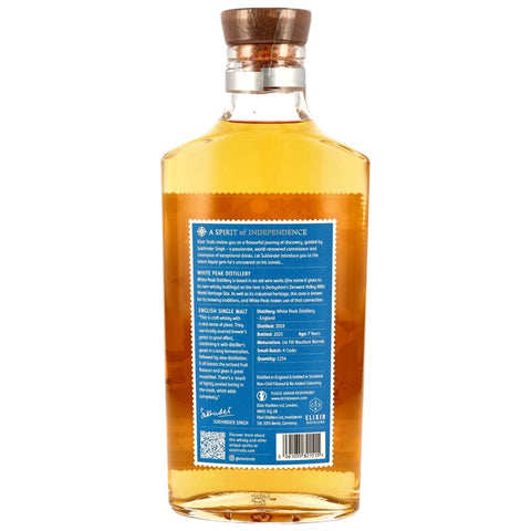 White Peak Distillery English Single Malt 2018/2025 - 7 y.o. - 1st Fill Bourbon Barrels (The Whisky Trail)
