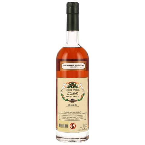 Willett 7 y.o. Family Estate Rye Whiskey - Single Barrel #2611 Kirsch & WuDram