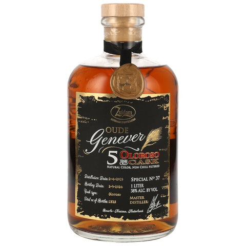Zuidam Oude Genever 2019/2024 - 5 yo - Oloroso Cask Special No. 37 - LITERS