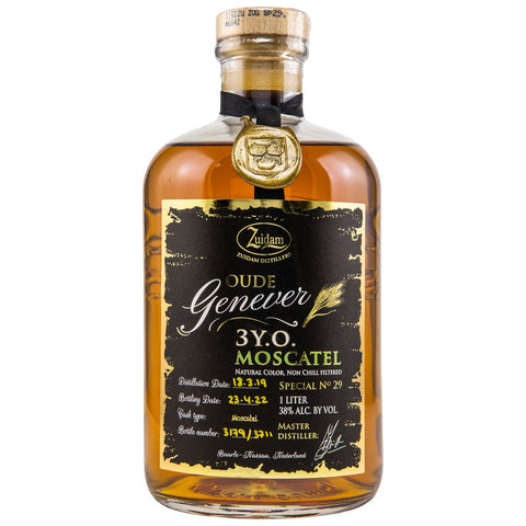Zuidam Oude Genever 3 y.o. Moscatel - LITER - Auktion