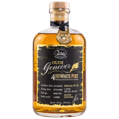 Zuidam Oude Genever 4 yo White Port Cask Special No 32 - LITER