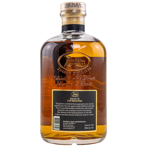 Zuidam Oude Genever 4 yo White Port Cask Special No 32 - LITER