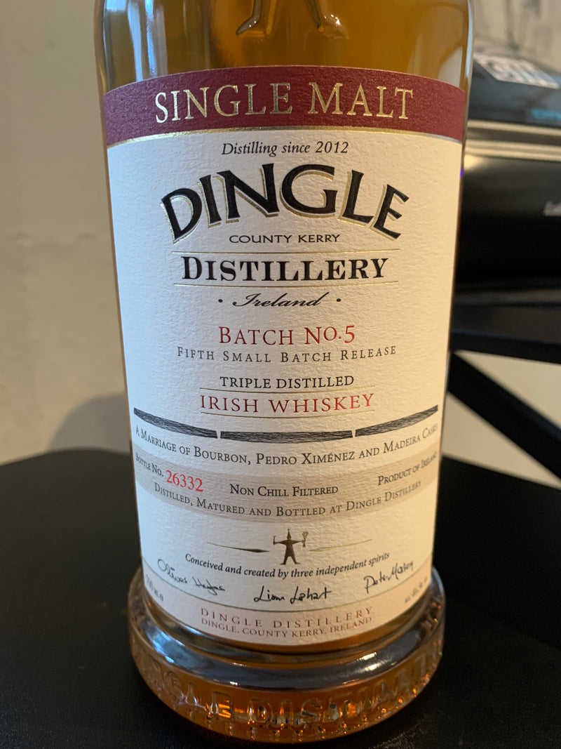Dingle Single Malt Whiskey Batch 5