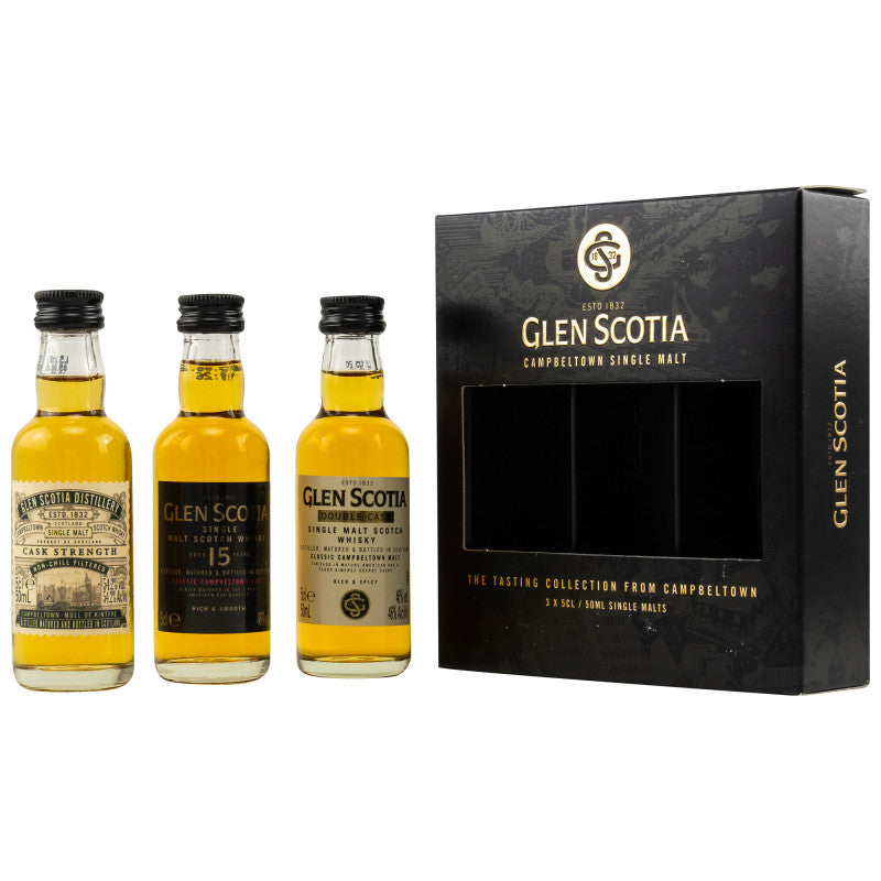 Glen Scotia Tripack (Double Cask/Victoriana/15 y.o.) - neues Victoriana Batch