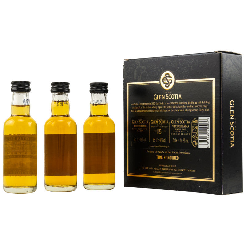 Glen Scotia Tripack (Double Cask/Victoriana/15 y.o.) - neues Victoriana Batch