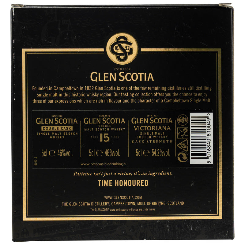 Glen Scotia Tripack (Double Cask/Victoriana/15 y.o.) - neues Victoriana Batch