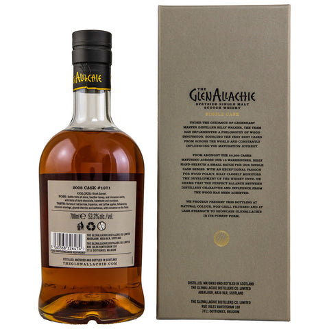 GlenAllachie 2008/2023 - 14 yo Ruby Port Pipe - #1871