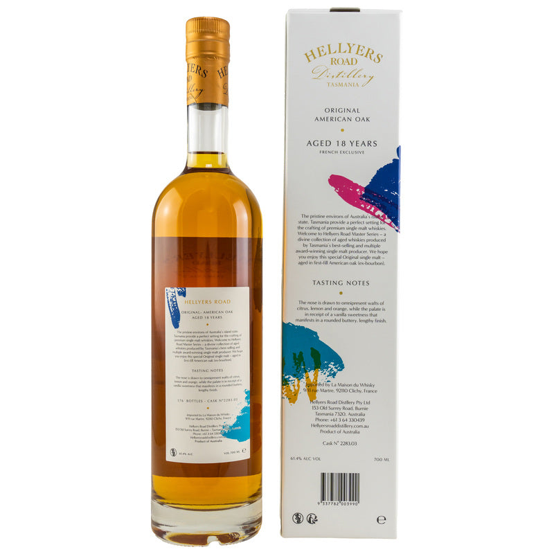 Hellyers Road 18 y.o. Single Cask Conquete