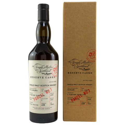 Highland 2008/2021 - 12 ans - Reserve Cask Parcel 7 (SMoS) -