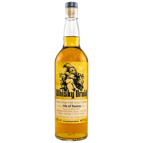 Isle of Raasay 2018/2023 - 5 y.o. - Single Malt Whisky - Single Cask #18/13 Peated Red Wine Whisky Druid