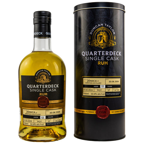 Jamaica Rum 2009/2022 - 12 yo - Hampden Quarterdeck #27 (Duncan Taylor)